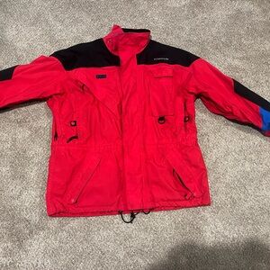 Stylish Red and Black Ski Jacket